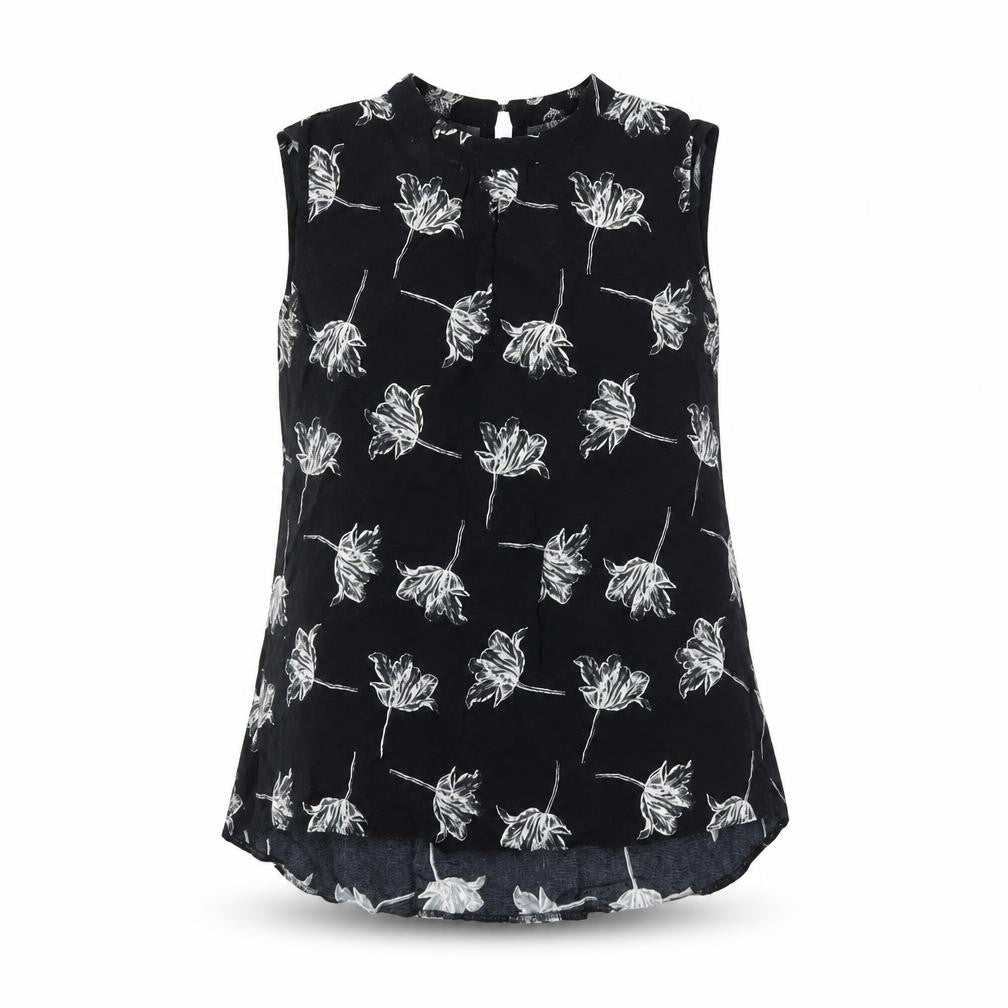 Womens UK Size 6 Warehouse Black Basic Tank