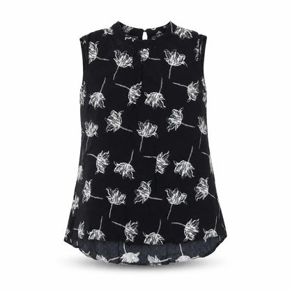 Womens UK Size 6 Warehouse Black Basic Tank