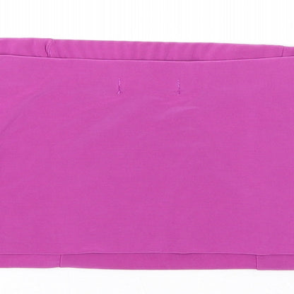 Womens UK Size 8 PRETTYLITTLETHING Purple Cropped T-Shirt