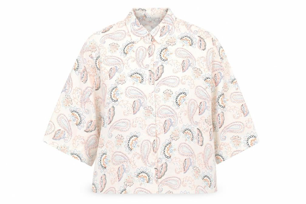 Womens UK Size 12 Exhibit Multicoloured Basic Button-Up