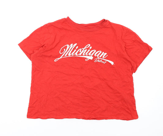 Womens UK Size M H&M Red Camisole T-Shirt