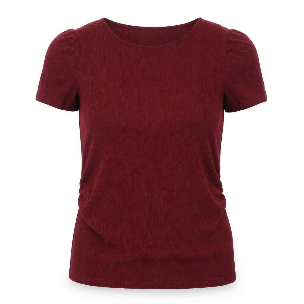Womens UK Size XL mamalicious Red Basic T-Shirt
