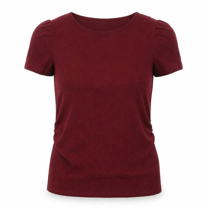 Womens UK Size XL mamalicious Red Basic T-Shirt