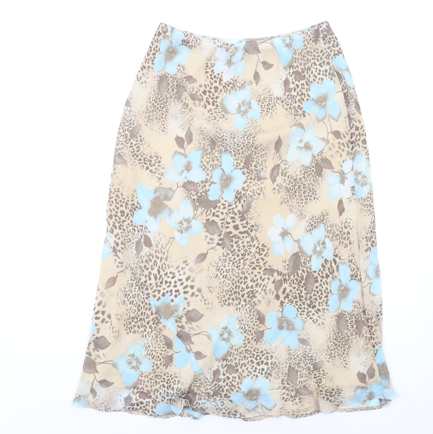 Paul Separates Womens Multicoloured Geometric Viscose A-Line Skirt Size 12