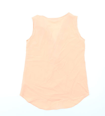 Womens UK Size 12 Select Pink Basic Tank