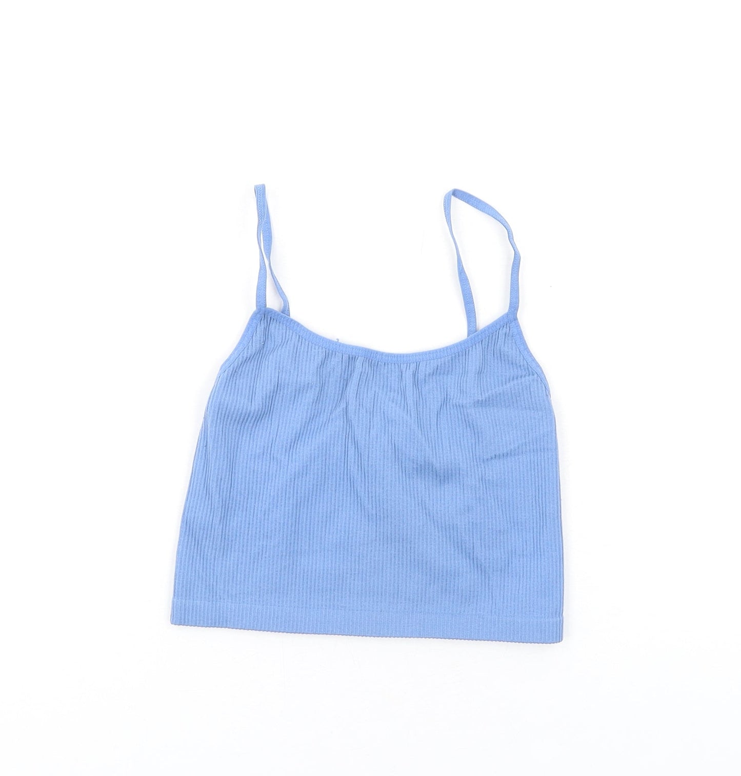 Womens UK Size S Stradivarius Blue Camisole Tank