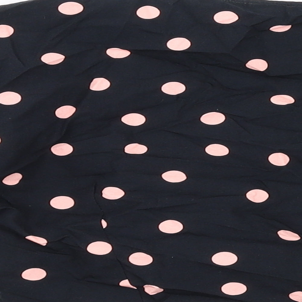 Womens UK Size 12 River Island Black Basic Blouse