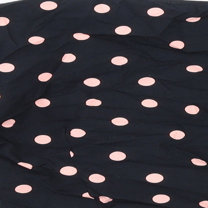 Womens UK Size 12 River Island Black Basic Blouse