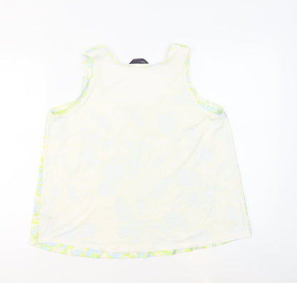 Womens UK Size 14 Marks and Spencer Ivory Basic Tank