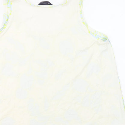 Womens UK Size 14 Marks and Spencer Ivory Basic Tank