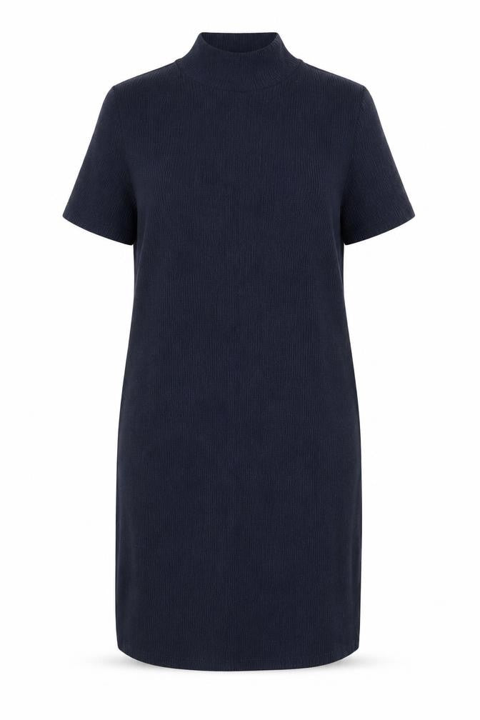 Marks and Spencer Womens Blue Polyester A-Line Size 16 Mock Neck Pullover
