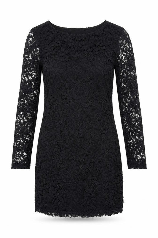 Mela London Womens Black Geometric Polyester Bodycon Size 10 Round Neck Pullover