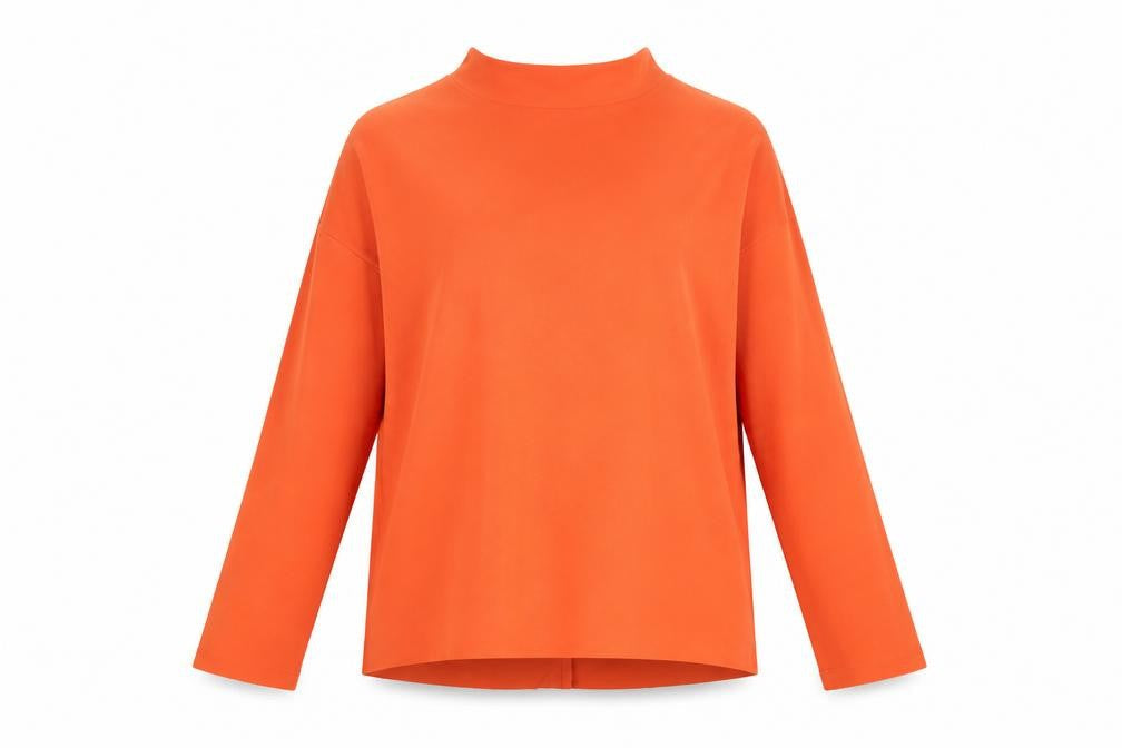 Womens UK Size S Weekday Orange Basic Blouse