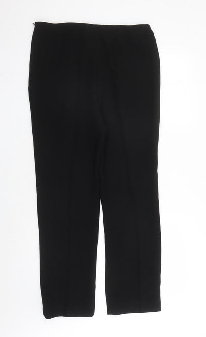 Womens UK Size 14 Minuet Regular Fit  Black Trousers