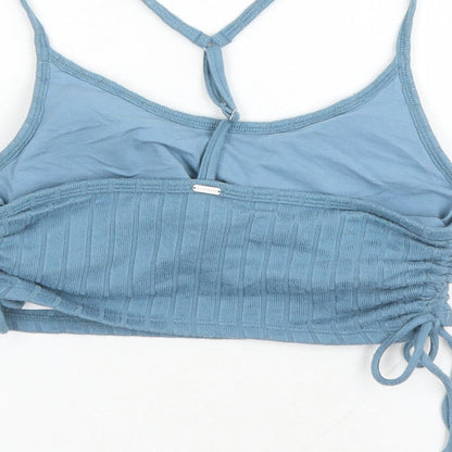 Womens UK Size M Gilly Hicks Blue Cropped Tank