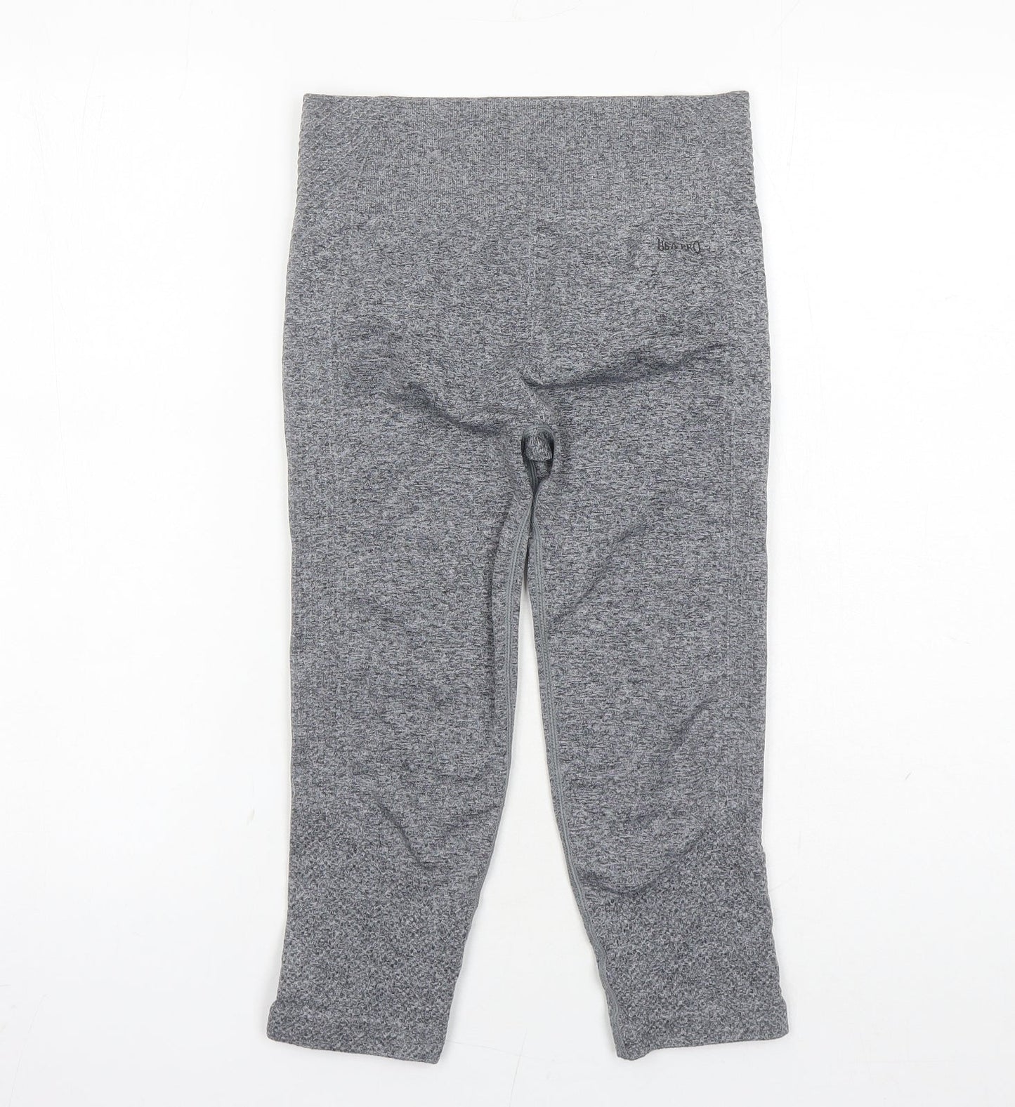 USA Pro Womens Grey Polyamide Capri Leggings Size 8 L16 in Regular