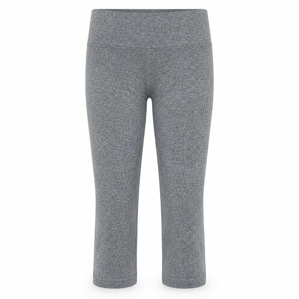 Womens UK Size 8 USA Pro Regular Fit Capri Grey Leggings
