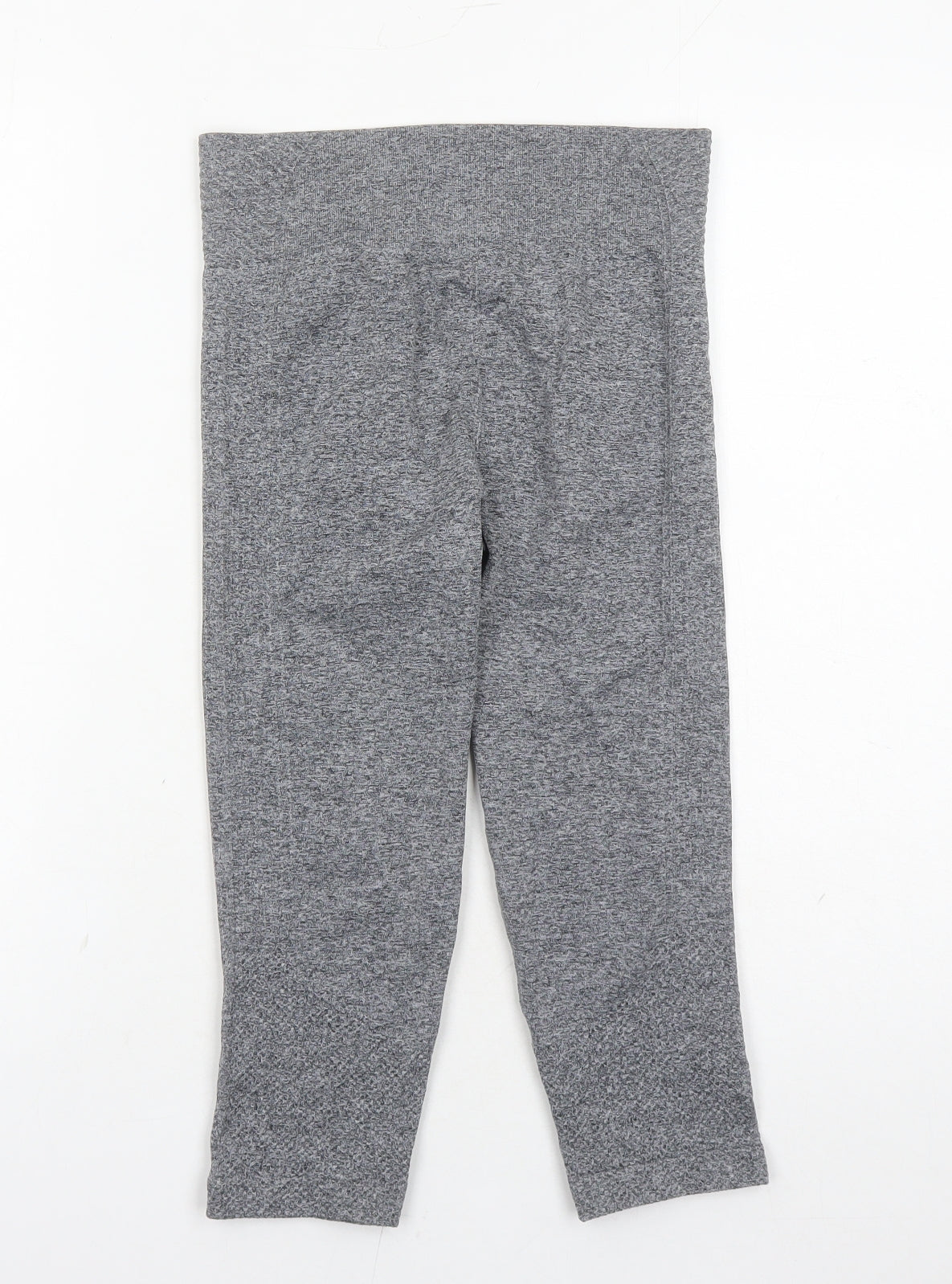 USA Pro Womens Grey Polyamide Capri Leggings Size 8 L16 in Regular