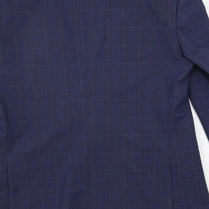 Mens UK Size 40 Marks and Spencer Regular Blue Suit Jacket