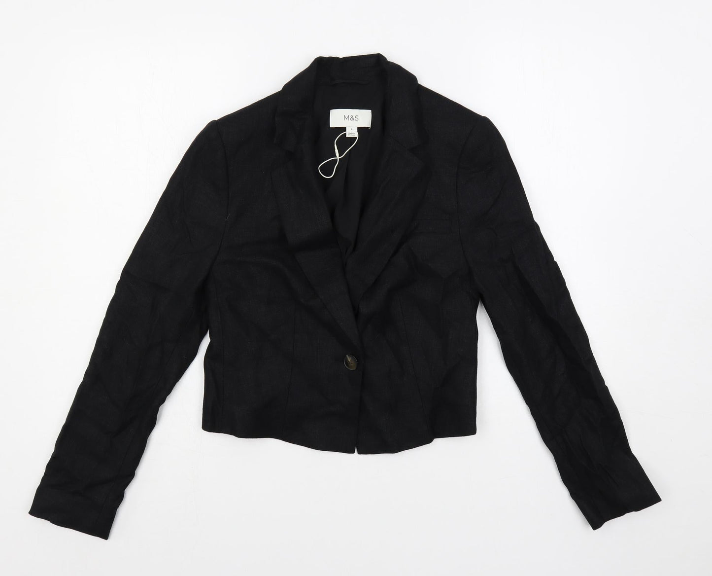 Womens UK Size 6 Marks and Spencer Black Jacket