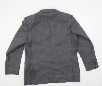 Mens UK Size 46 Dunn & Co Regular Grey Suit Jacket