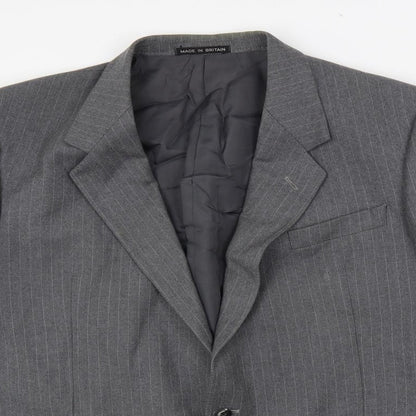 Mens UK Size 46 Dunn & Co Regular Grey Suit Jacket