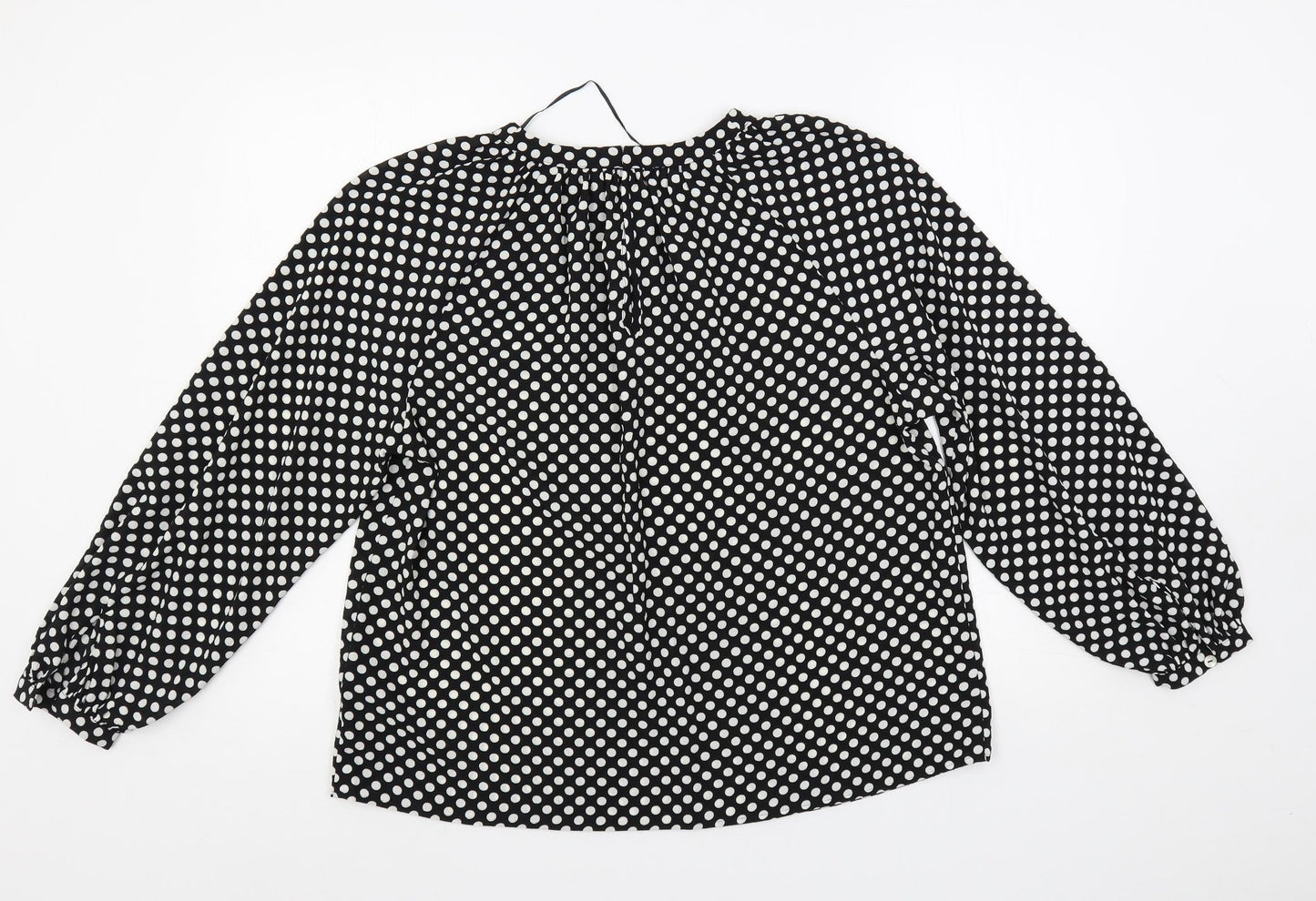 Womens UK Size 8 Marks and Spencer Black Basic Blouse
