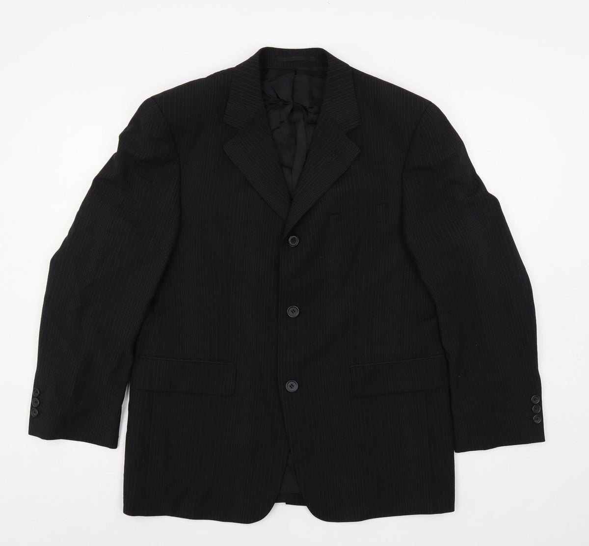 Mens UK Size 38 Tom English Regular Black Suit Jacket