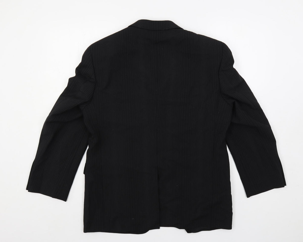 Mens UK Size 38 Tom English Regular Black Suit Jacket
