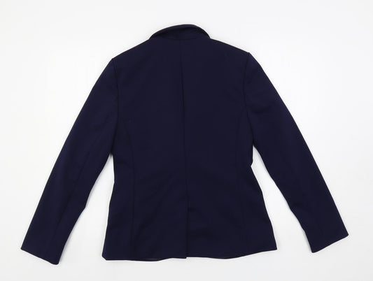 Gap Womens Blue Jacket Blazer Size 6 Button