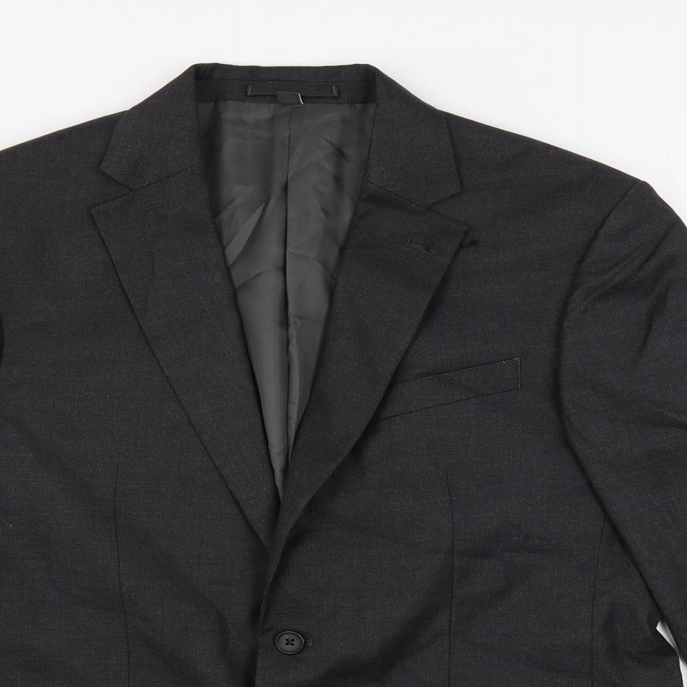 Mens UK Size 40 Marks and Spencer Regular Grey Suit Jacket