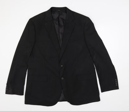 Mens UK Size 44 Marks and Spencer Regular Black Suit Jacket