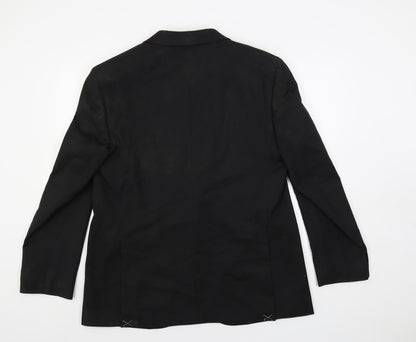 Mens UK Size 44 Marks and Spencer Regular Black Suit Jacket