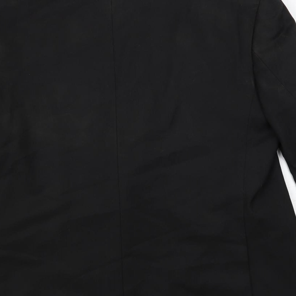 Mens UK Size 44 Marks and Spencer Regular Black Suit Jacket