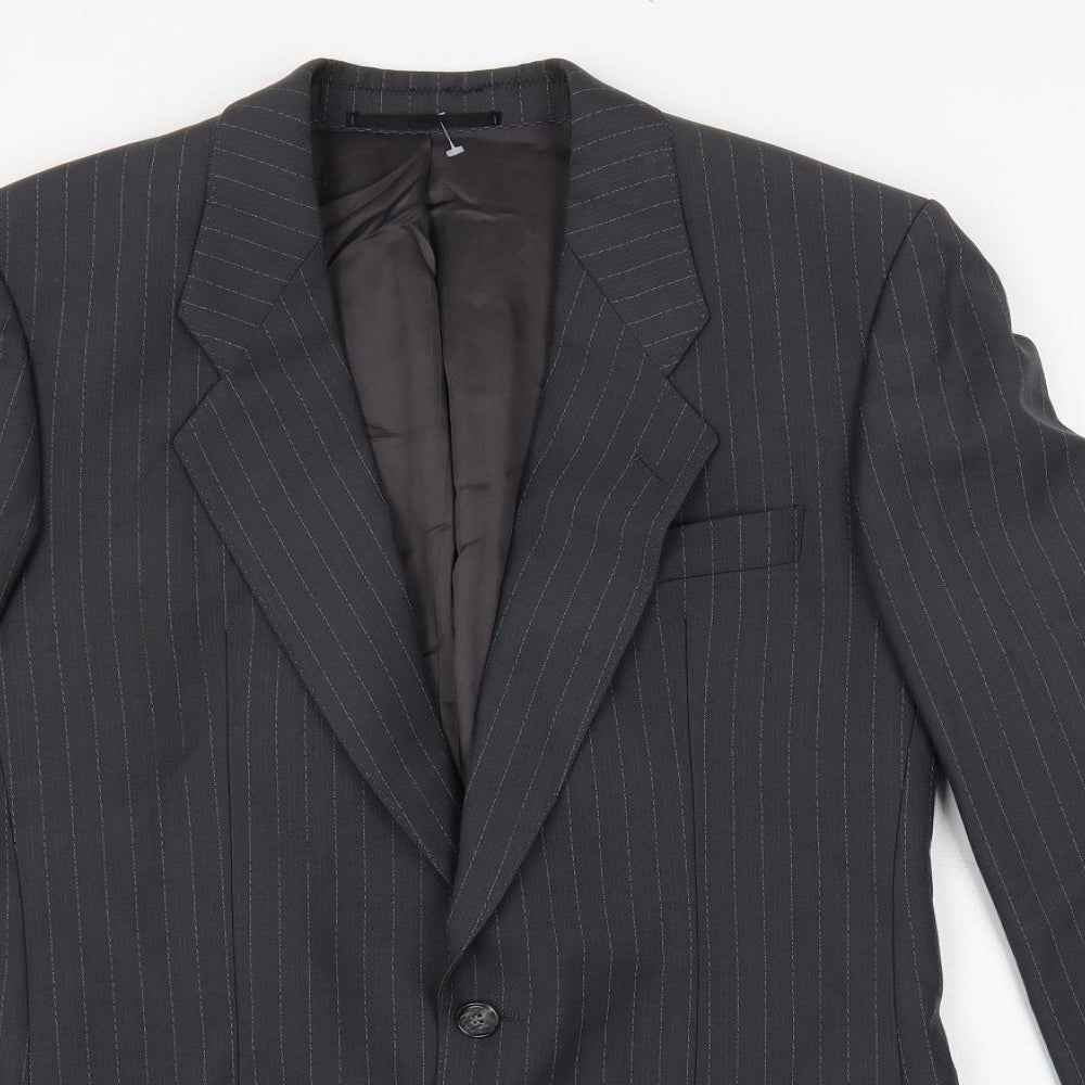 Mens UK Size 38 Weidenmann Regular Grey Suit Jacket