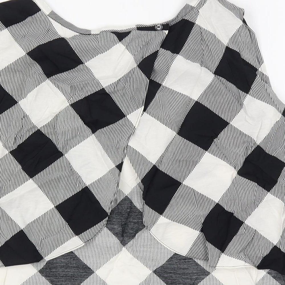 Womens UK Size 22 Marks and Spencer Black Basic Blouse