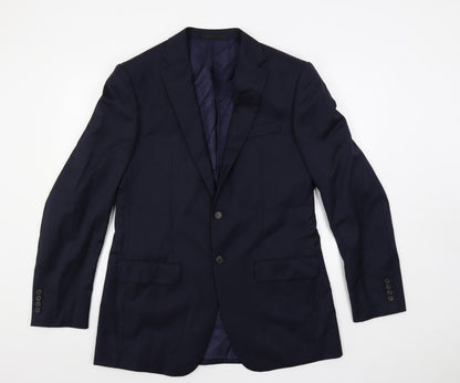 Mens UK Size 40 Marks and Spencer Regular Blue Suit Jacket
