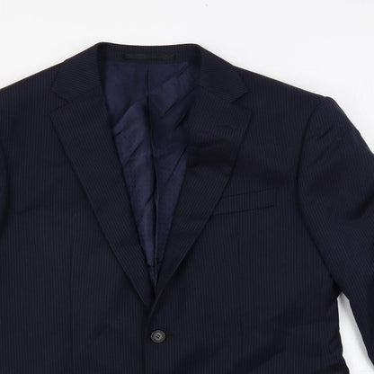 Mens UK Size 40 Marks and Spencer Regular Blue Suit Jacket