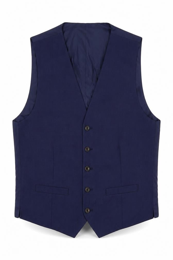 Mens UK Size 40 Marks and Spencer Regular Blue Suit Jacket