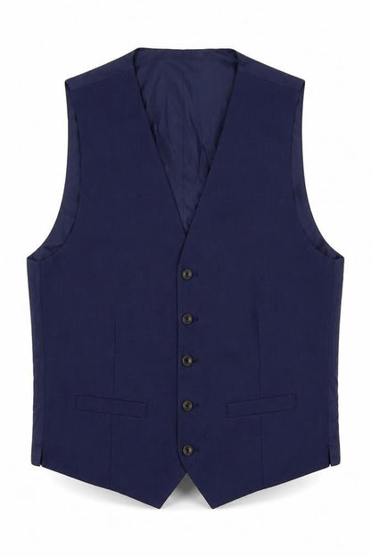 Mens UK Size 40 Marks and Spencer Regular Blue Suit Jacket