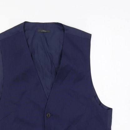 Mens UK Size 40 Marks and Spencer Regular Blue Suit Jacket