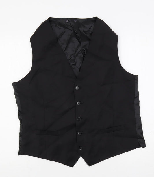 Mens UK Size 44 Marks and Spencer Regular Black Suit Jacket