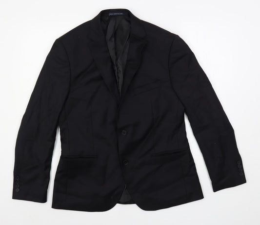 Mens UK Size 40 Paul Costelloe Regular Black Suit Jacket