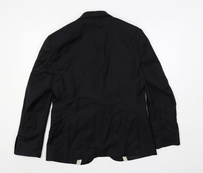 Mens UK Size 40 Paul Costelloe Regular Black Suit Jacket