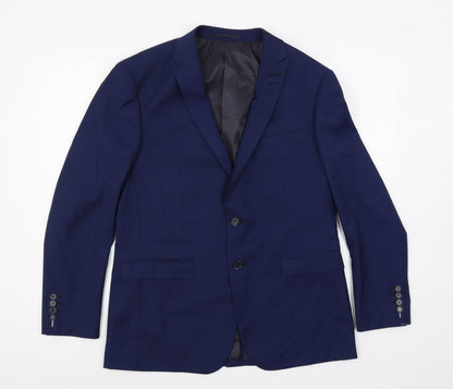 Mens UK Size 38 Skopes Regular Blue Suit Jacket