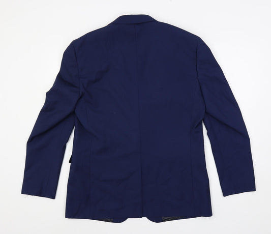 Mens UK Size 38 Skopes Regular Blue Suit Jacket