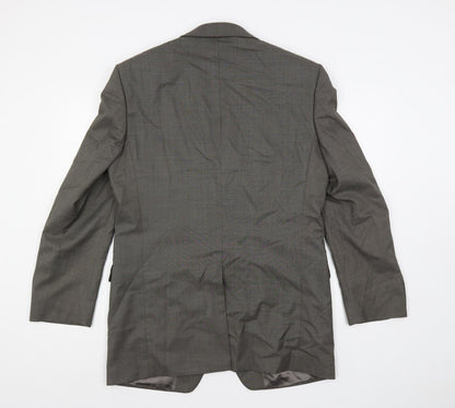Marks and Spencer Mens Grey Wool Jacket Suit Jacket Size 40 Regular