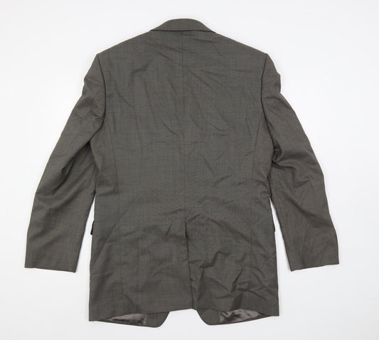 Marks and Spencer Mens Grey Wool Jacket Suit Jacket Size 40 Regular
