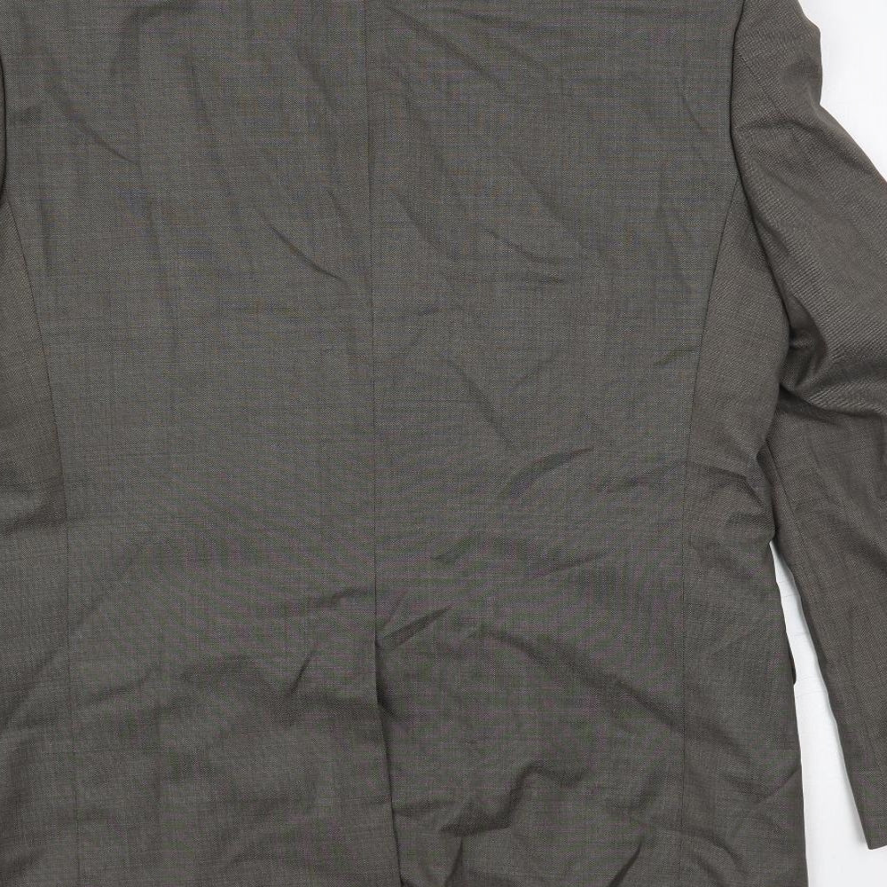Marks and Spencer Mens Grey Wool Jacket Suit Jacket Size 40 Regular