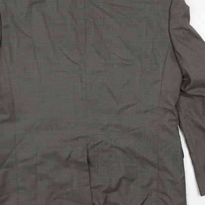 Marks and Spencer Mens Grey Wool Jacket Suit Jacket Size 40 Regular